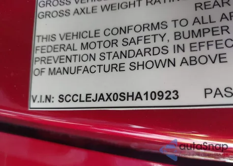 2025 Lotus Emira V6 z USA, uszkodzony, nr VIN SCCLEJAX0SHA10923